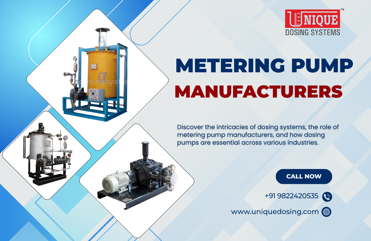The Ultimate Guide to Dosing Systems: Exploring Metering Pump Manufacturers & Dosing Pumps