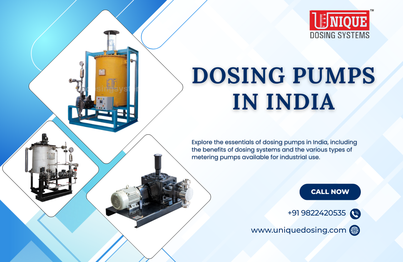 Navigating the World of Dosing Pumps in India: An Essential Guide to Dosing Systems and Metering Pumps