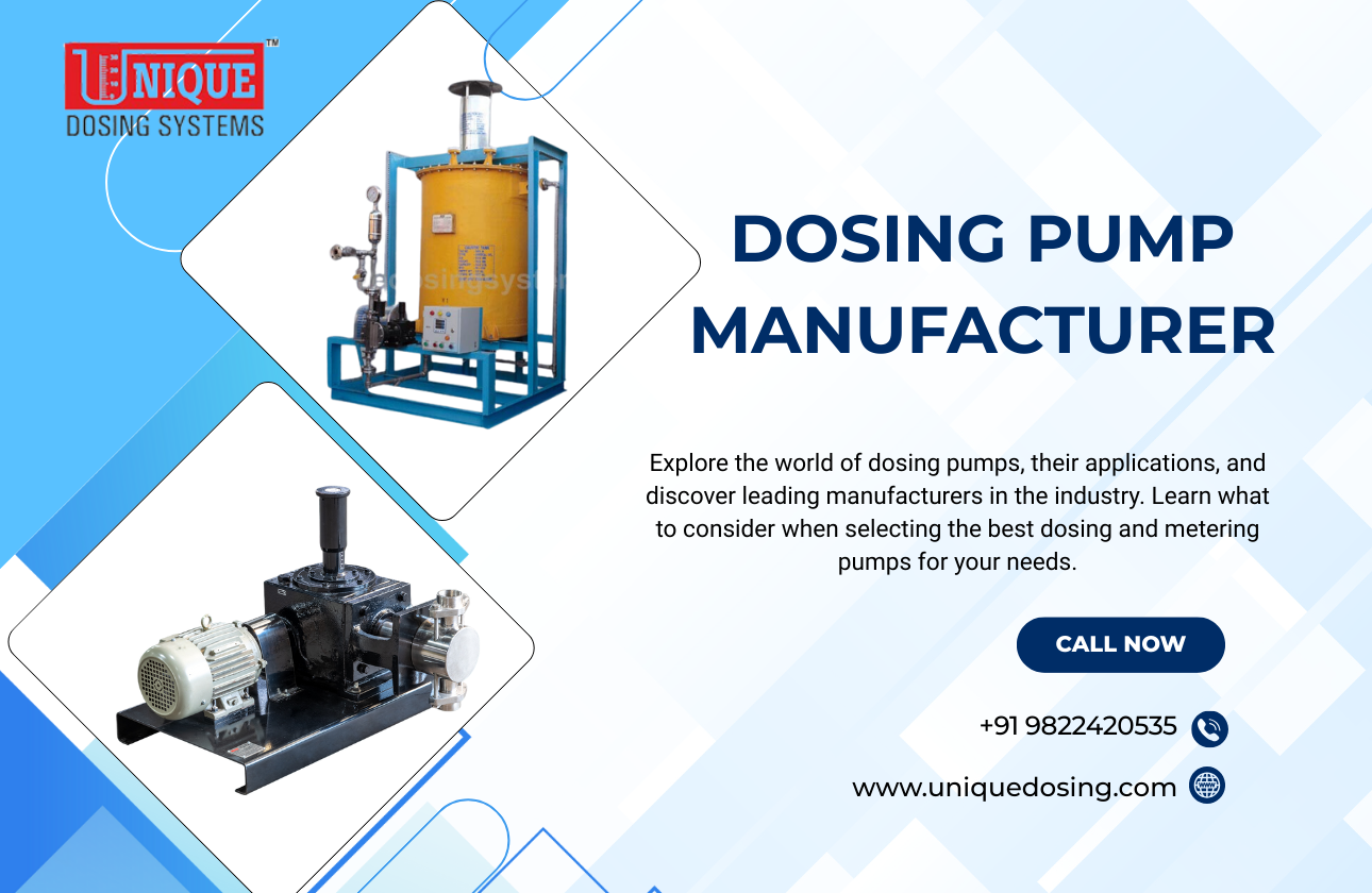 The Ultimate Guide to Choosing the Best Dosing Pumps and Top Manufacturers
