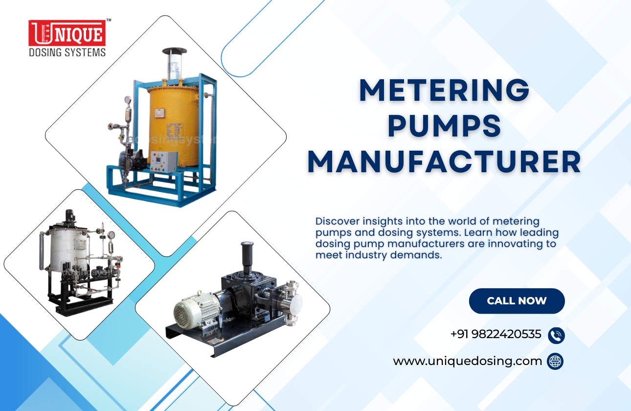 Navigating the Landscape of Metering Pumps and Dosing Systems: A Manufacturer's Guide