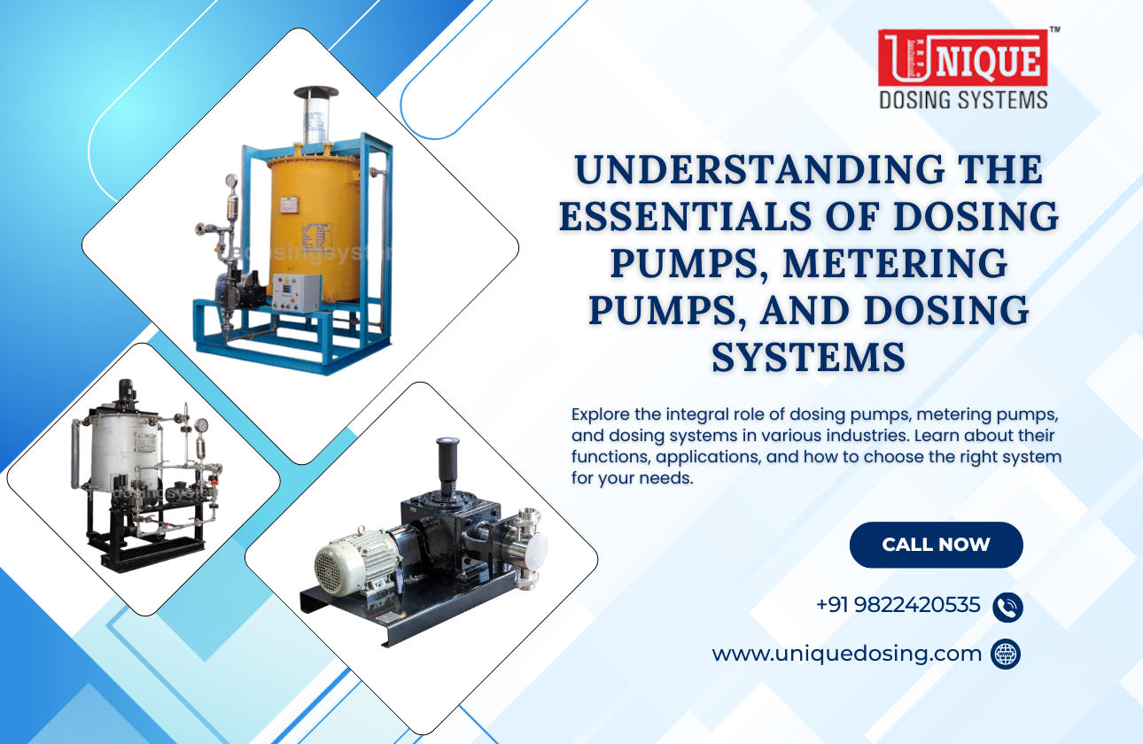 Understanding the Essentials of Dosing Pumps, Metering Pumps, and Dosing Systems