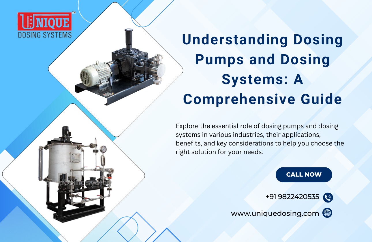 Understanding Dosing Pumps and Dosing Systems: A Comprehensive Guide