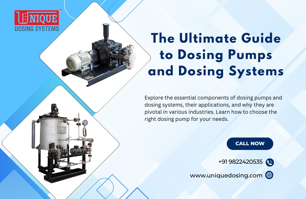 The Ultimate Guide to Dosing Pumps and Dosing Systems