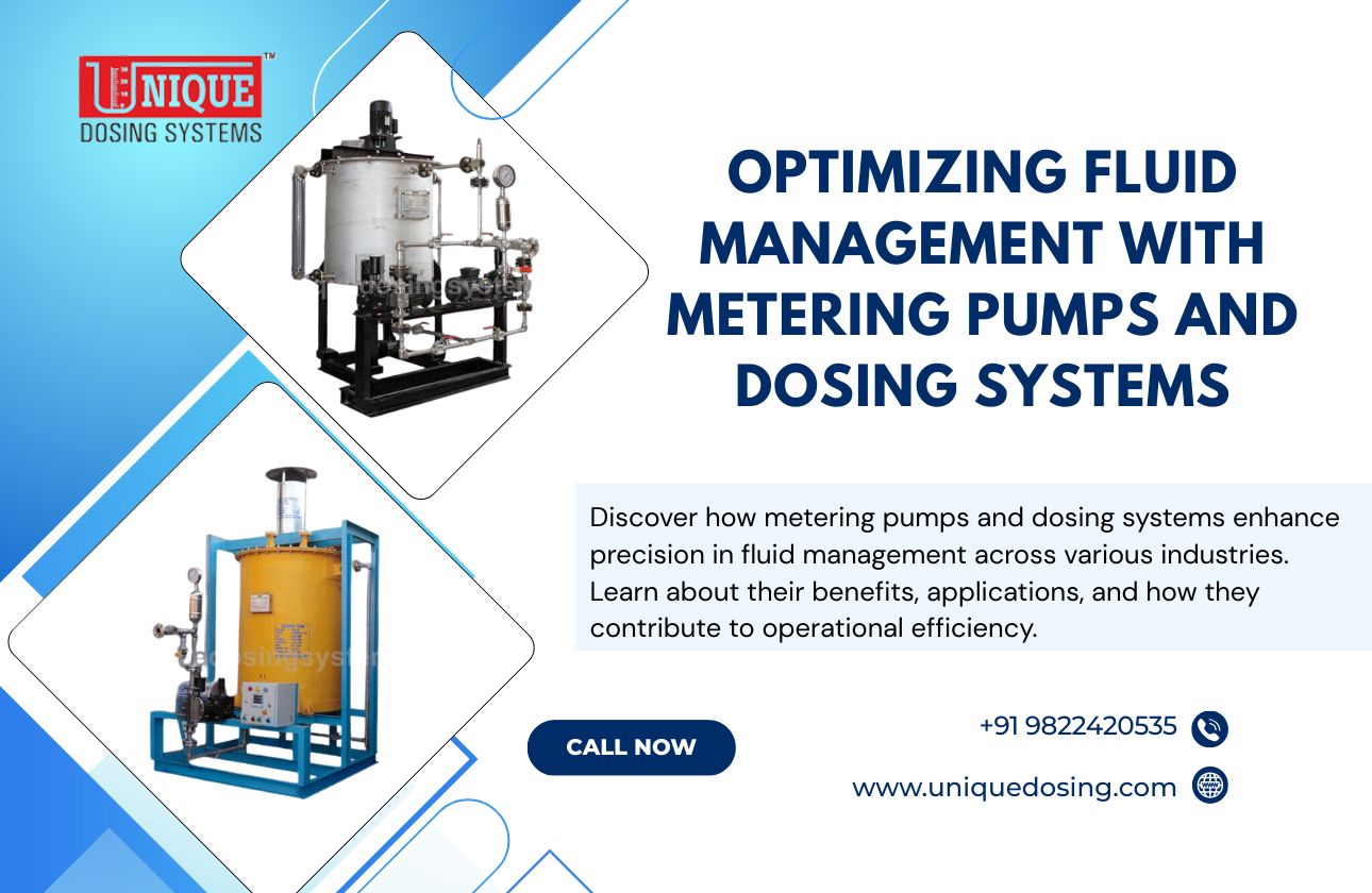 Optimizing Fluid Management with Metering Pumps and Dosing Systems