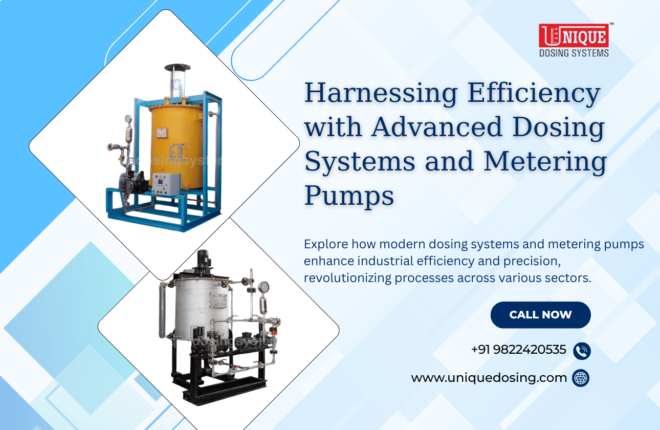 Harnessing Efficiency with Advanced Dosing Systems and Metering Pumps