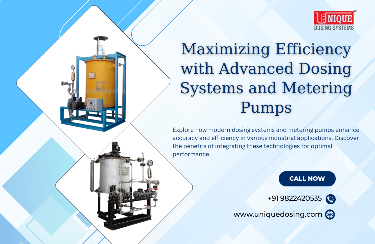 Maximizing Efficiency with Advanced Dosing Systems and Metering Pumps